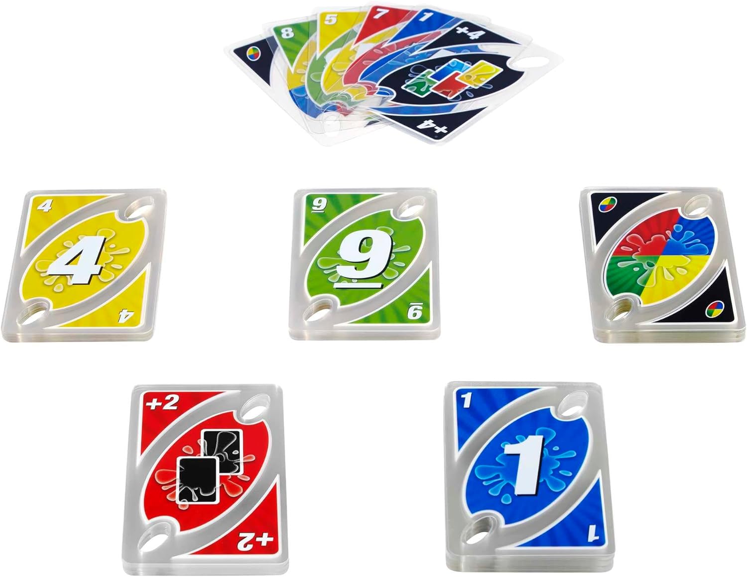 Detalle 1 de Mattel Games UNO Skip-Bo 🎴 Juego de Cartas Divertido