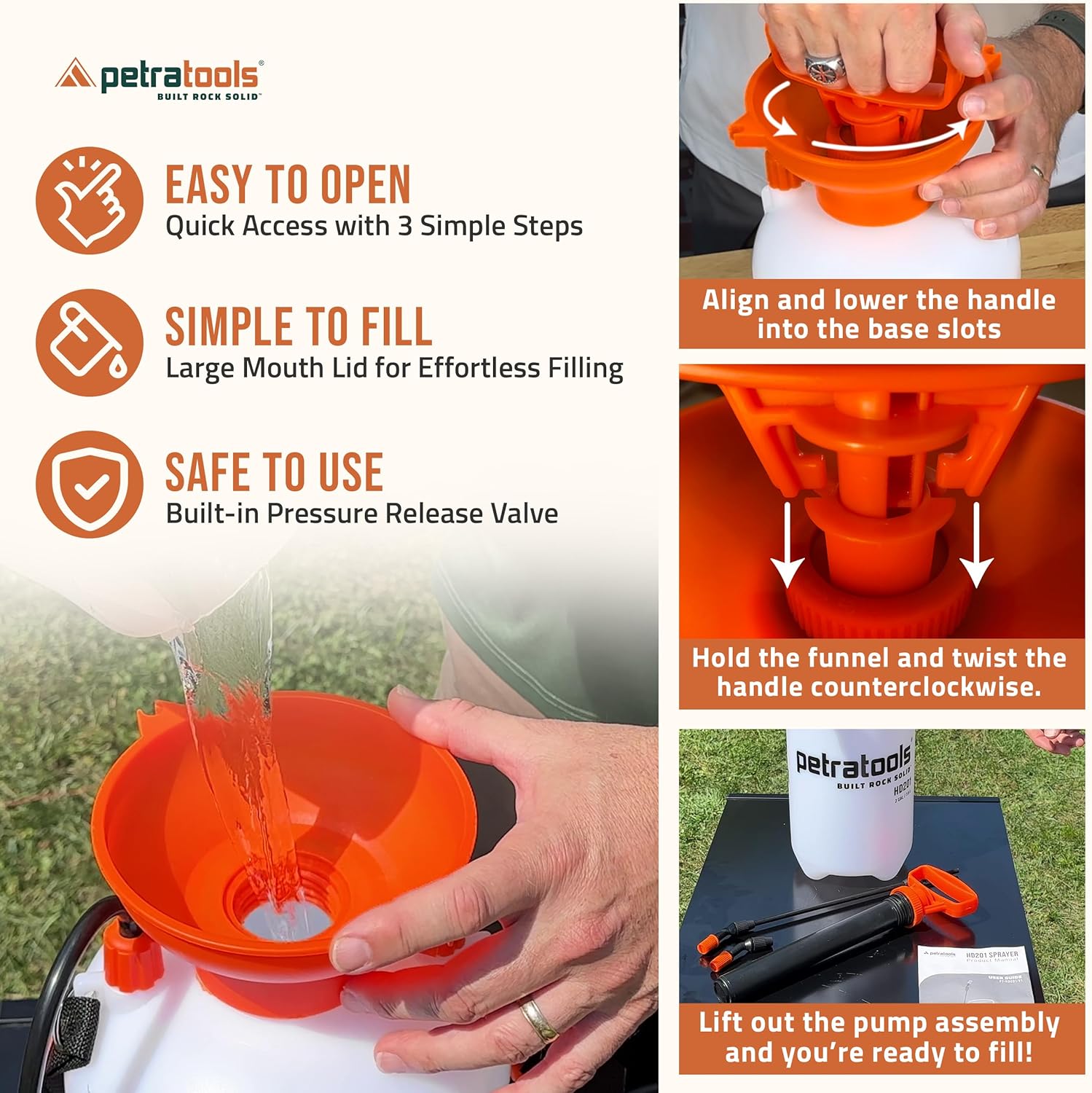Thumbnail 1 de Petra HD201 2 Gallon pump sprayer for weeds