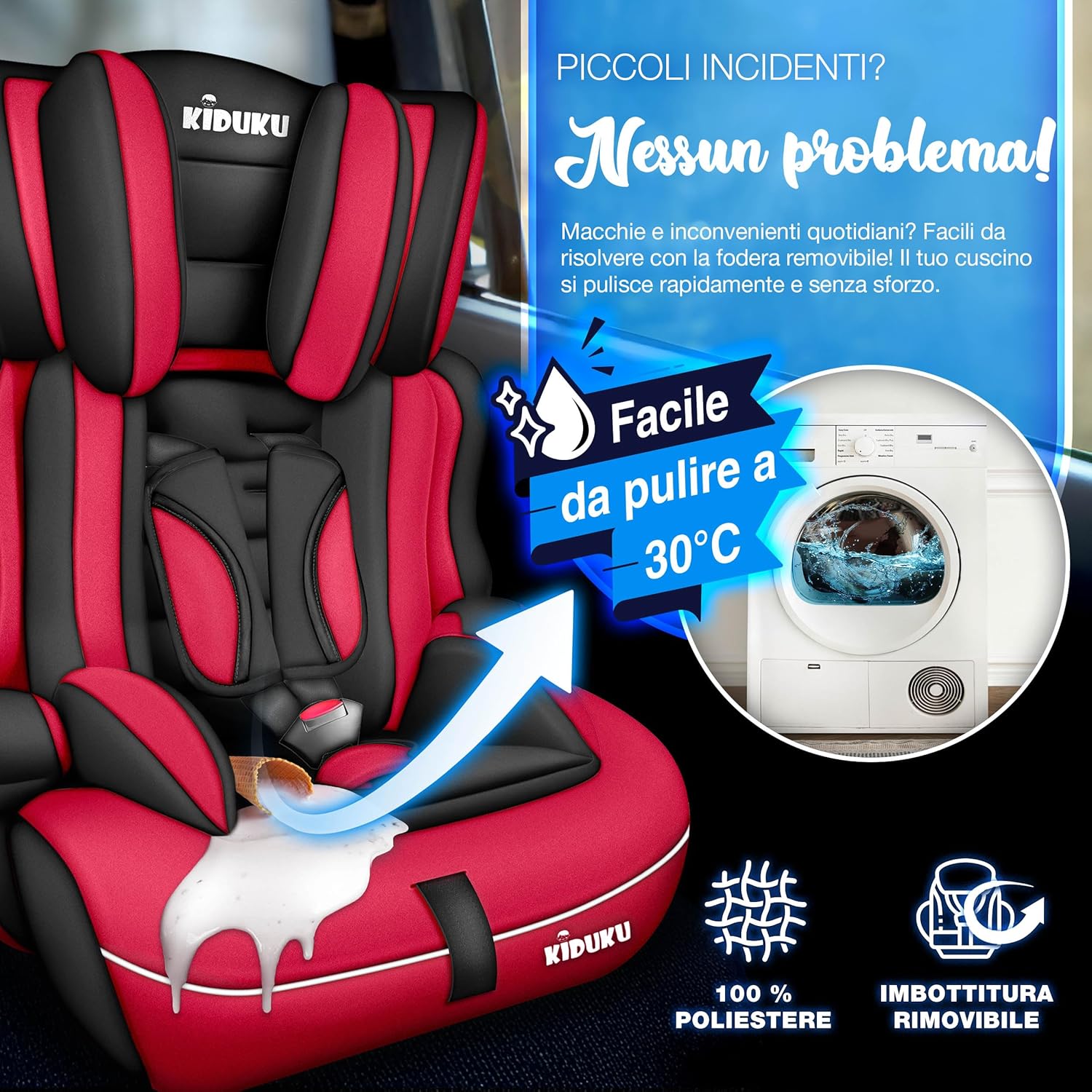 Thumbnail 5 de KIDUKU Seggiolino auto 9-36 kg