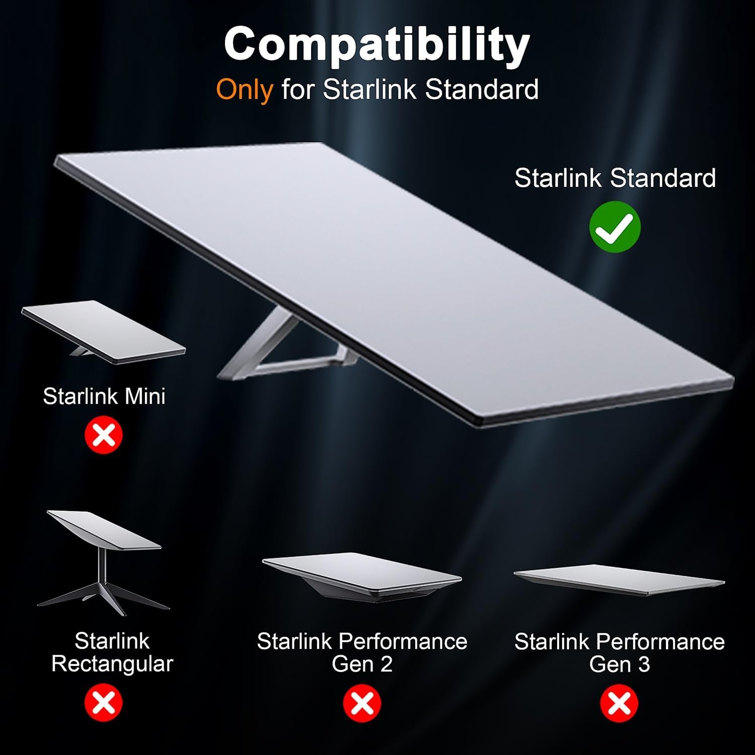 Thumbnail 1 de NovaKits Starlink Gen 3 Pipe Adapter 70mm
