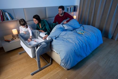 Detalle de Chicco Next2Me Magic EVO 💤 Cuna Colecho con Columpio
