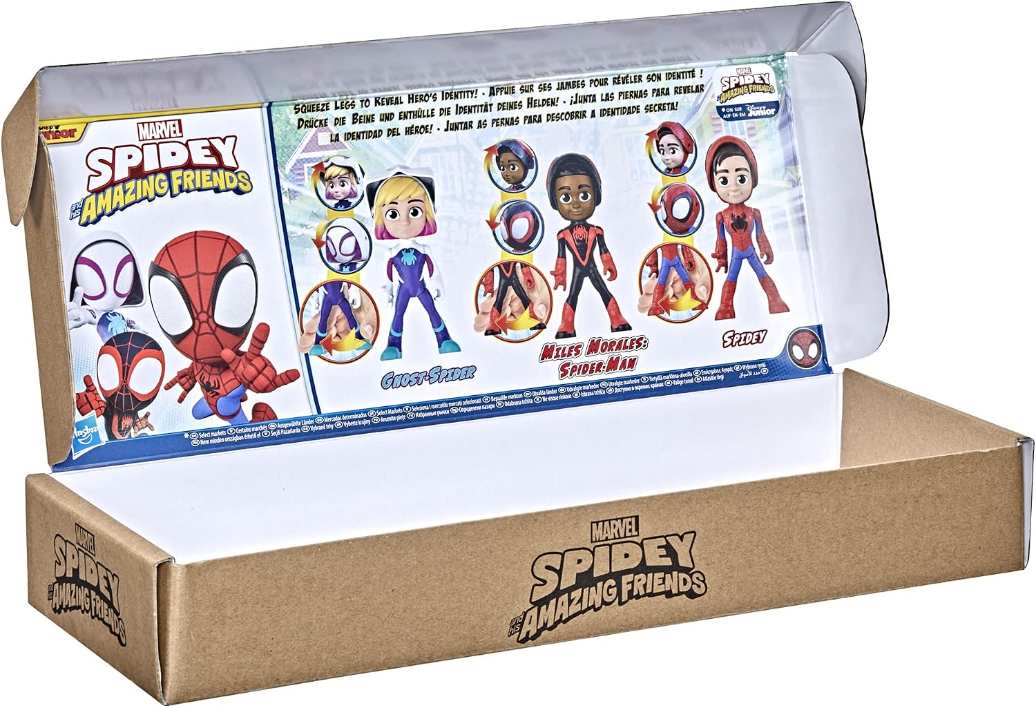 Detalle 1 de Spidey Marvel Hero Reveal Multipack