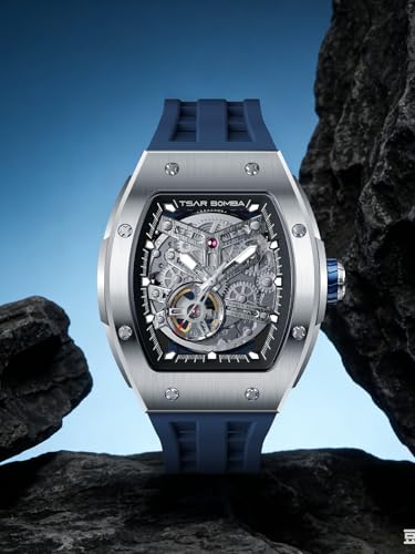 Thumbnail 5 de TSAR BOMBA Mens Watch UK Luxury Automatic – Tonneau, Sapphire Glass, 50M Water, MIYOTA Movement