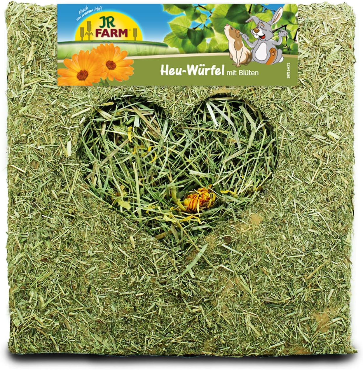 Thumbnail 1 de JR FARM Grand Cube de foin avec fleurs 450 g