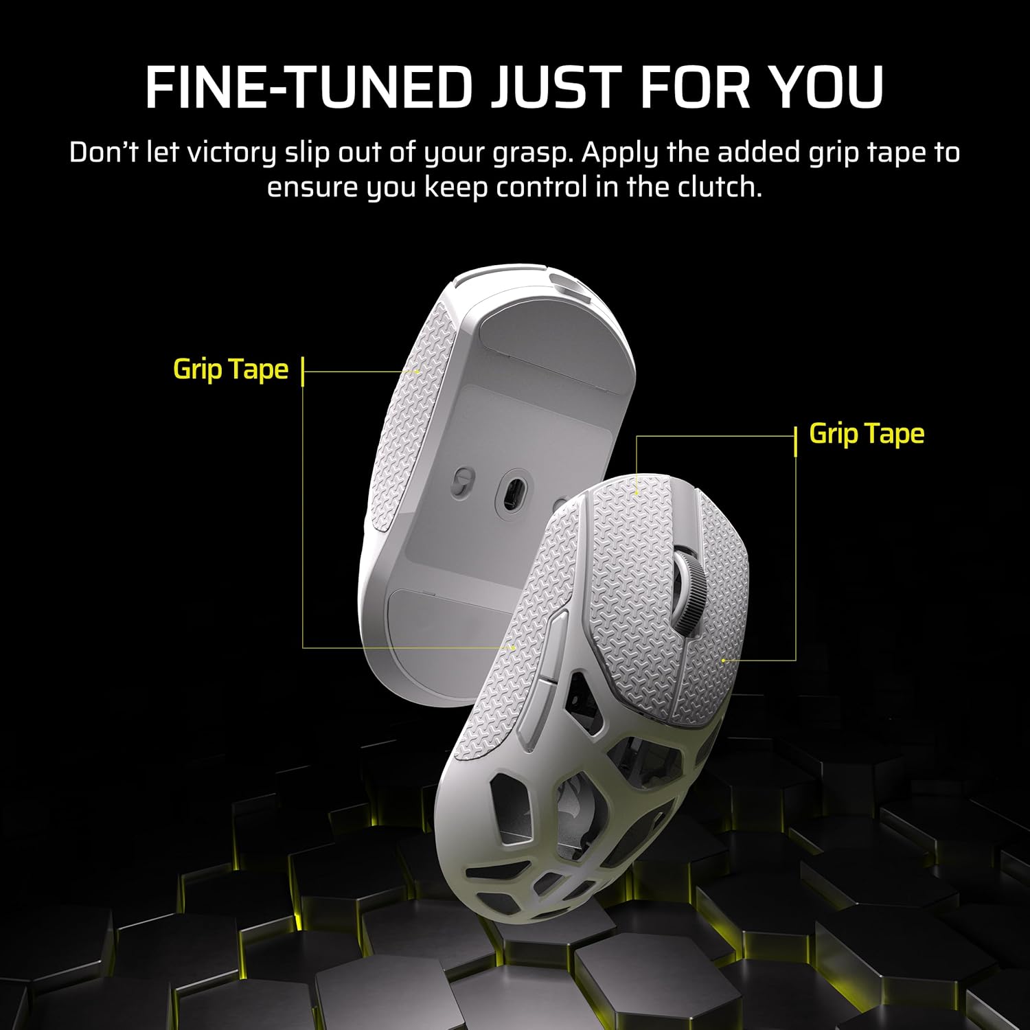 Thumbnail 6 de Corsair SABRE v2 PRO Wireless MG FPS Gaming Mouse (White) – MARKSMAN S, 33,000 DPI, 8,000Hz