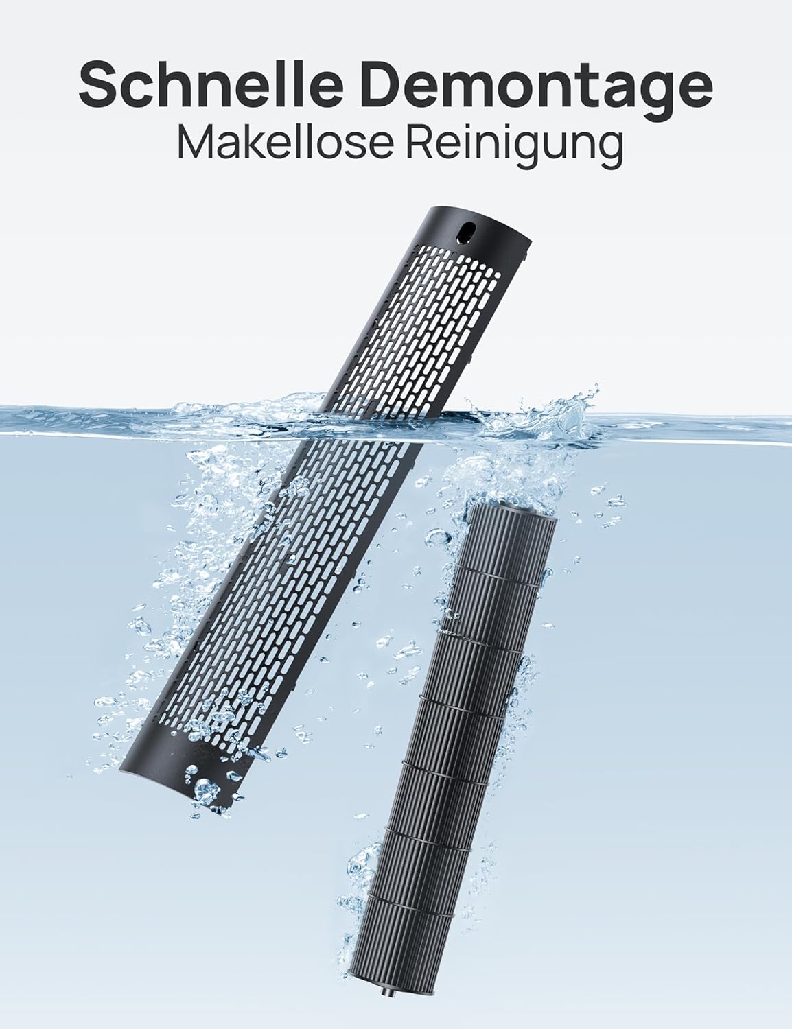 Thumbnail 4 de DREO 25 dB Leiser Smart Turmventilator, 106 cm Höhe – Cruiser Pro T2S, Schwarz
