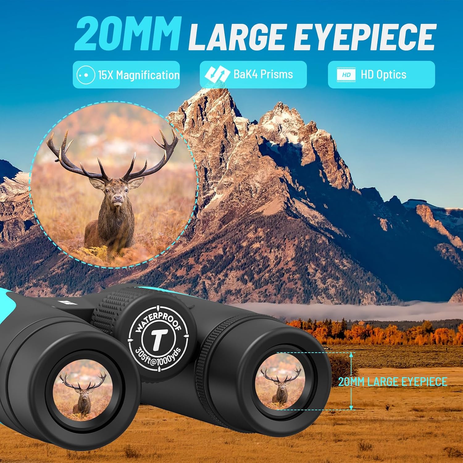 Thumbnail 4 de Tinllaans 15x55 UHD Binoculars 55mm