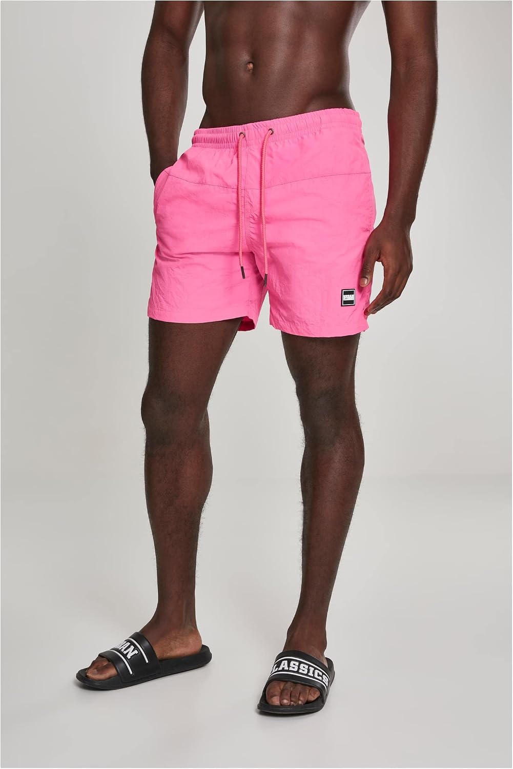 Thumbnail 4 de Urban Classics Block Swim Shorts Neonpink XL – Pantaloncini da Bagno da Uomo