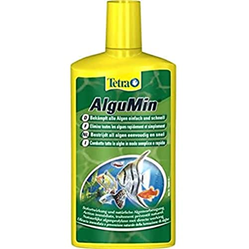 Detalle de Tetra AlguMin – Traitement liquide pour éliminer rapidement les algues dans les aquariums d’eau douce (500 ml)