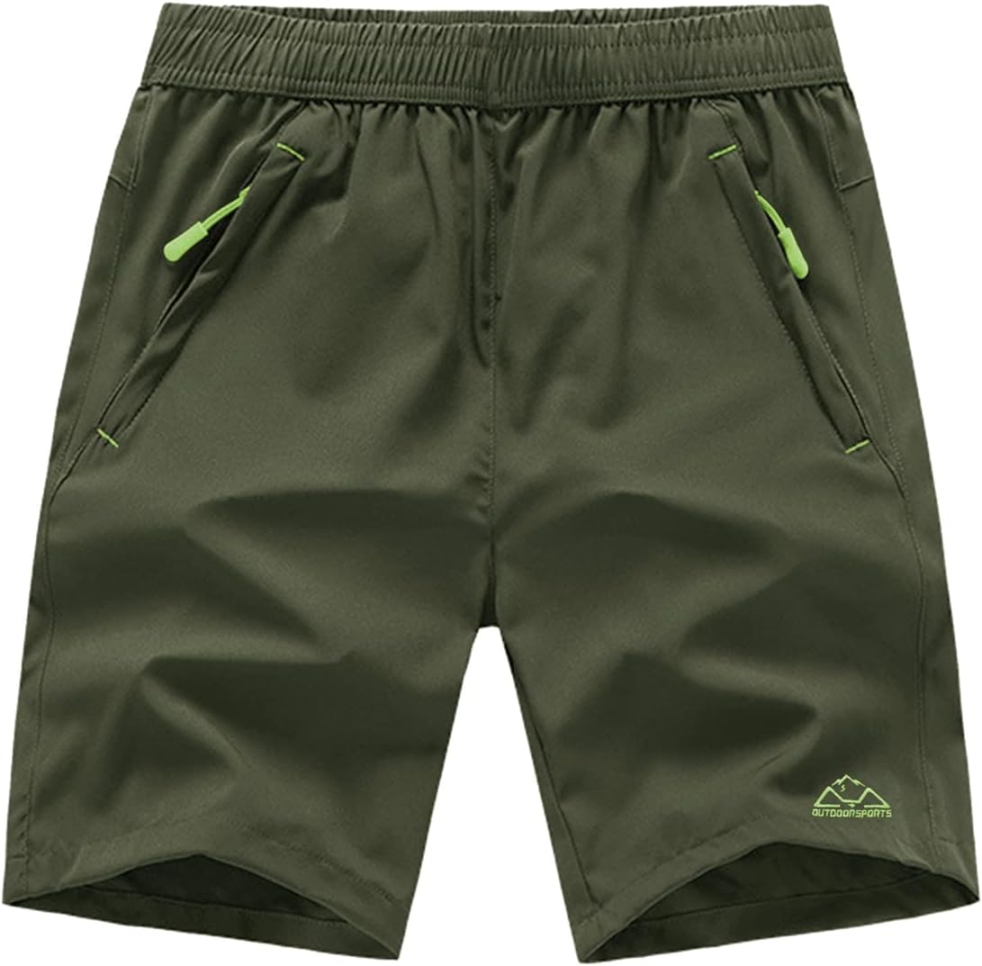 Imagen de donhobo Men’s Outdoor Breather Quick Dry Lightweight Sports Shorts with Zip Pockets en OfertitasTOP