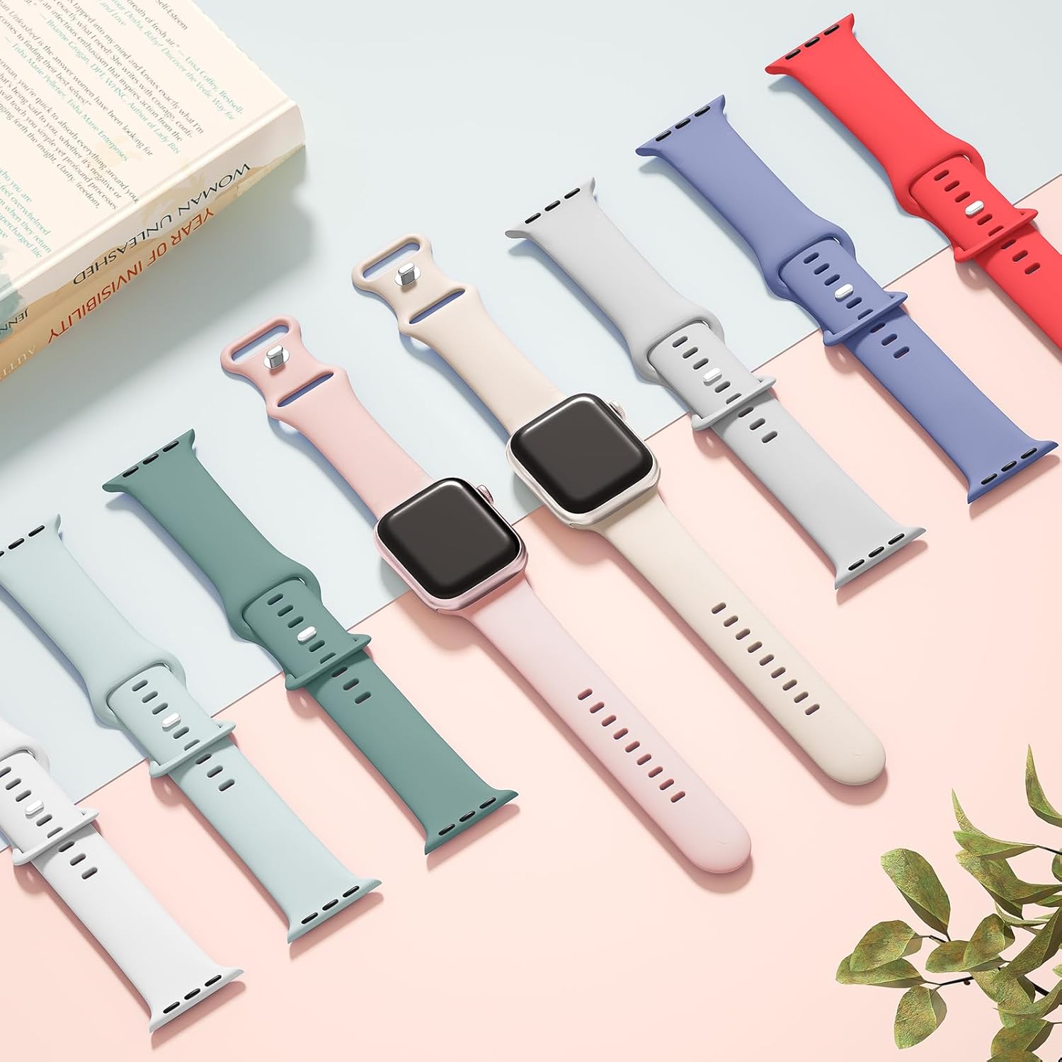 Thumbnail 1 de Yoohoo Soft Silicone Strap 45mm for Apple Watch