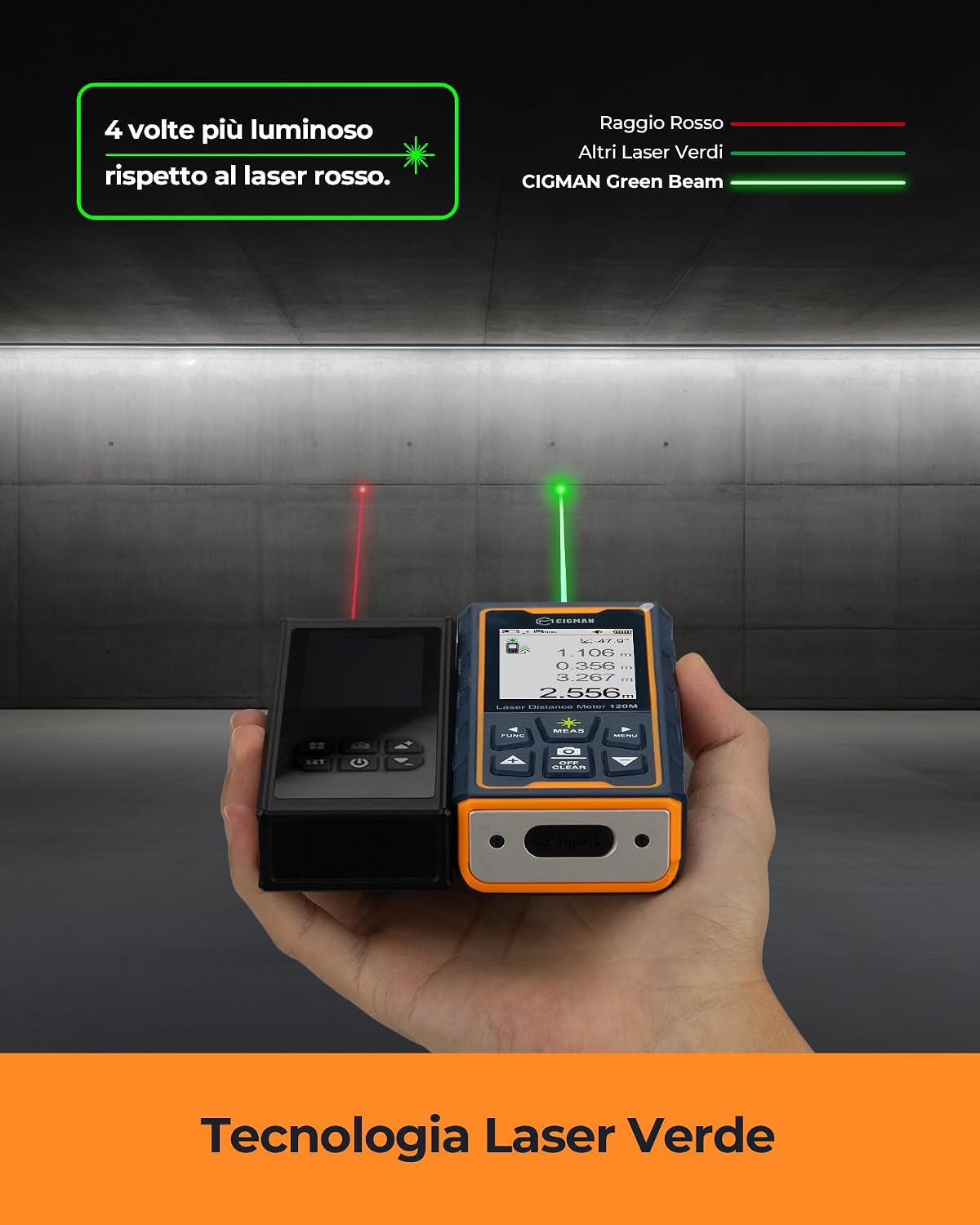 Thumbnail 2 de CIGMAN CD-120G telemetro laser 120 m