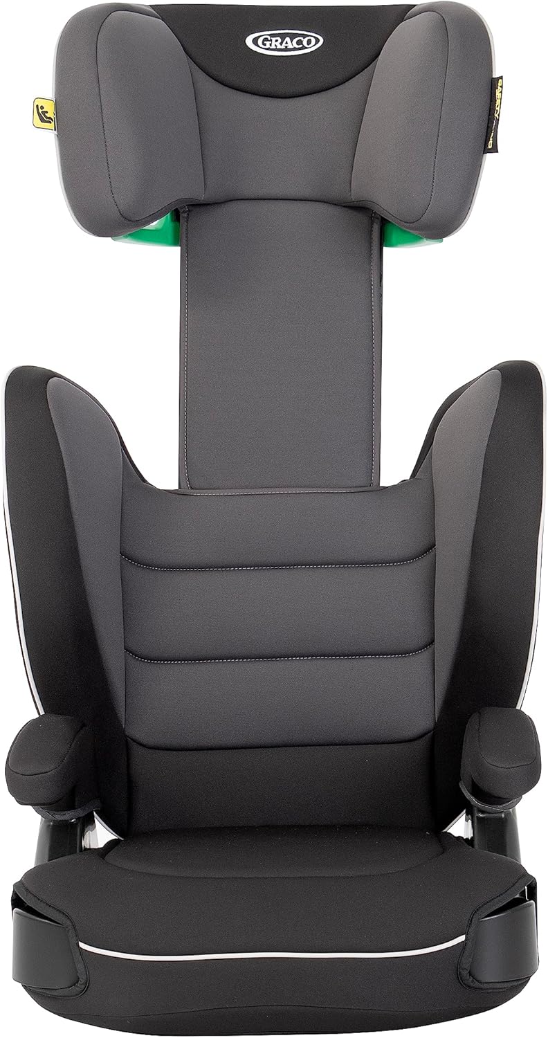 Detalle 2 de Graco Logico L i-Size R129 Rialzo con schienale alto Midnight: seduta leggera e sicura per 100–150 cm