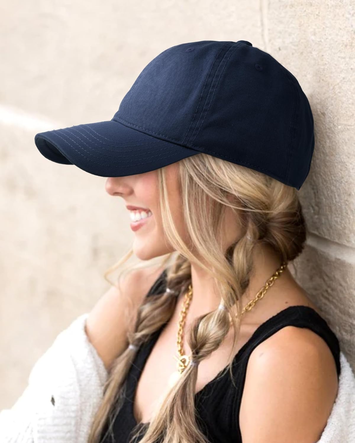 Thumbnail 5 de FURTALK Damen Vintage Basecap Baumwolle - Verstellbare Baseball Cap