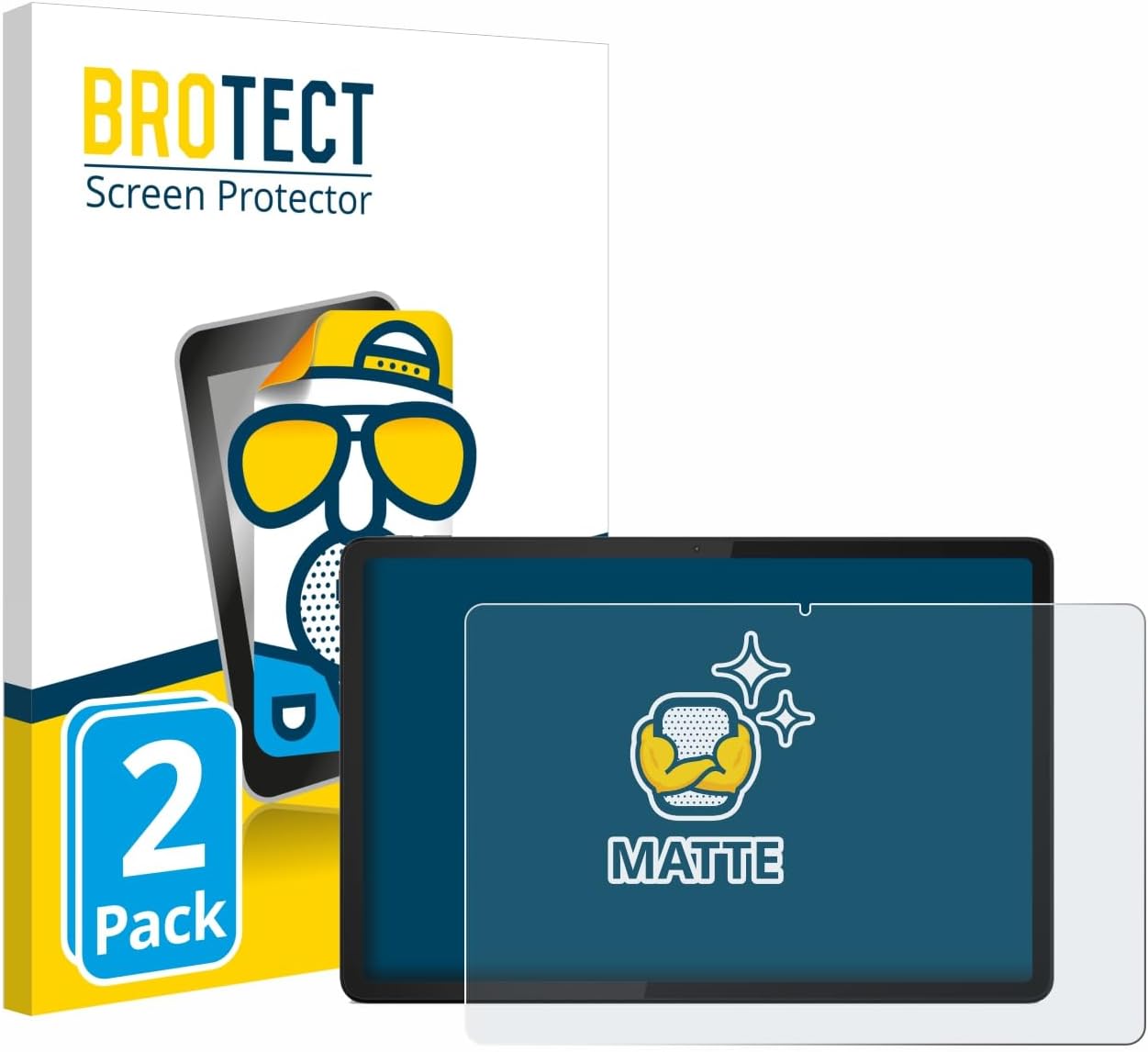 Detalle de BROTECT Pellicola Protettiva Opaca per Lenovo Tab M11 (2 Pezzi) – Anti-Riflesso, Anti-Graffio e Oleofobica
