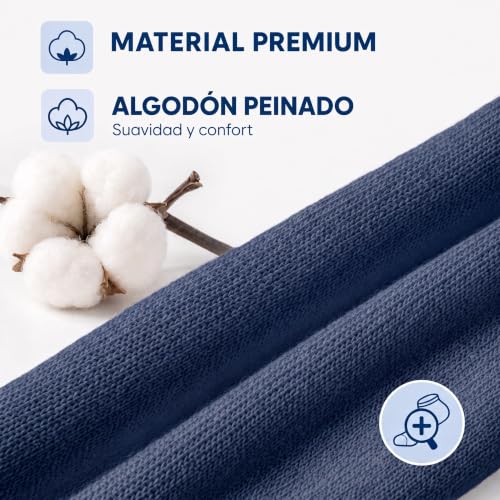 Thumbnail 2 de PS PROUTHS – Calcetines tobilleros transpirables (AZUL MARINO), 12 pares, tallas 35-40 y 40-46