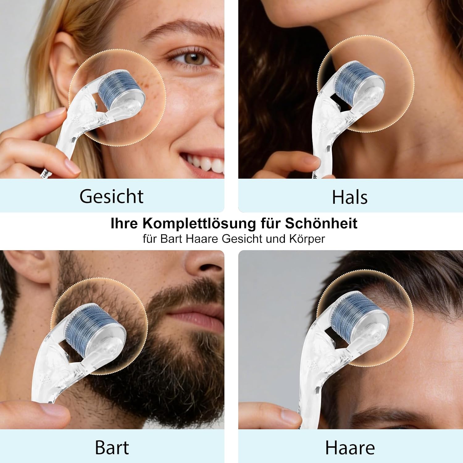 Detalle de KOI BEAUTY Derma Roller 1,5 mm für Microneedling