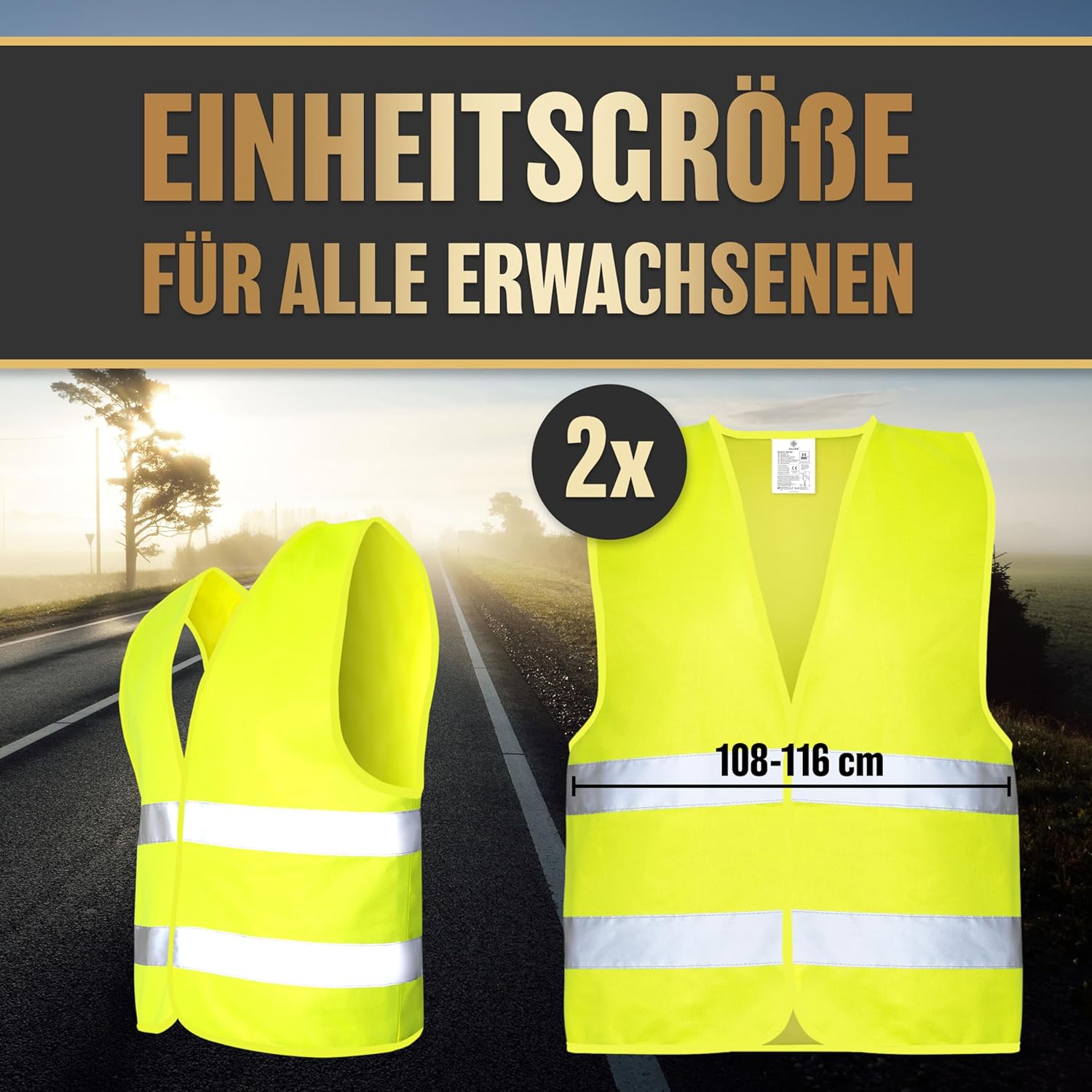 Thumbnail 2 de HELDENWERK Warnweste 2er Set 🦺