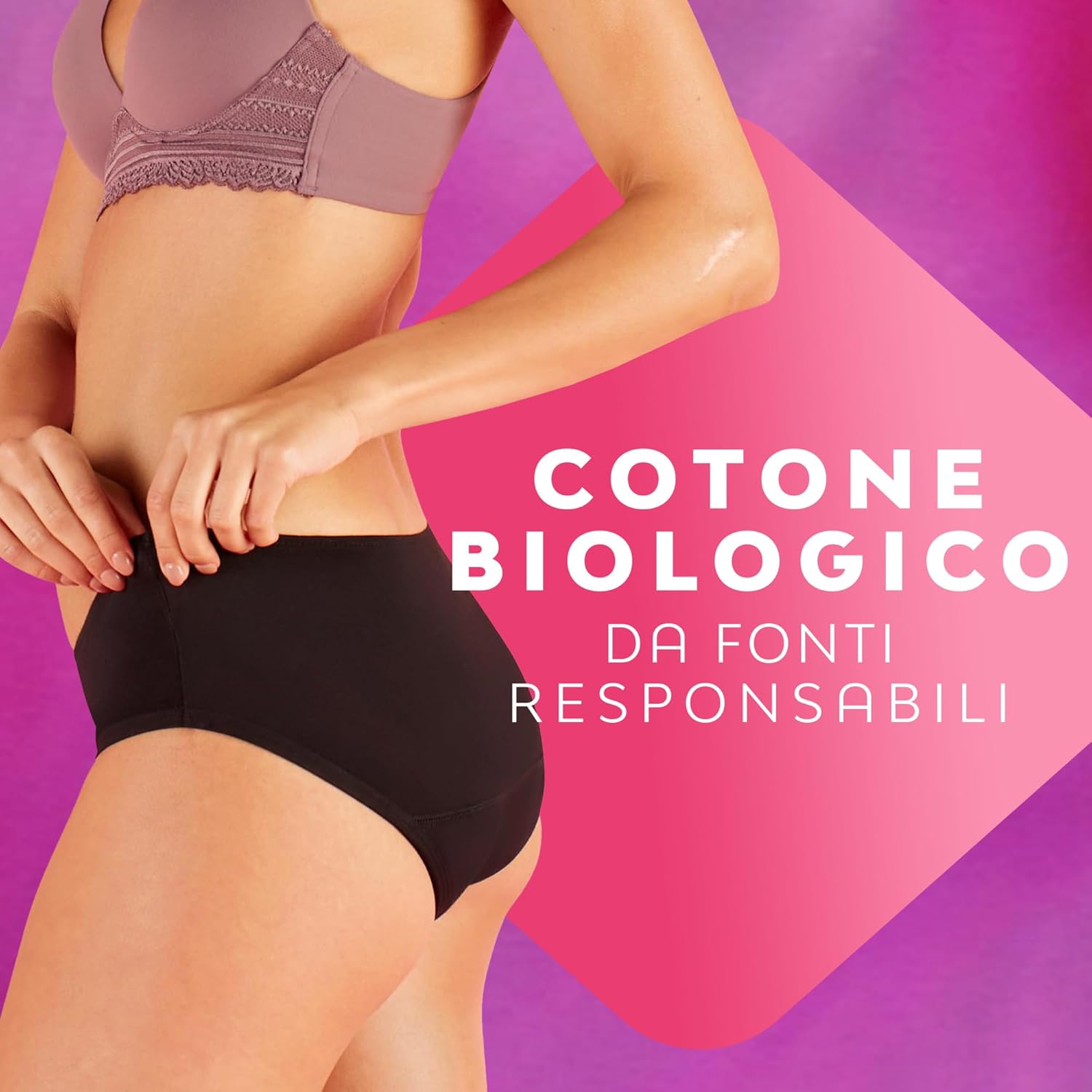 Thumbnail 2 de Nuvenia Intimawear Mutandine Mestruali in cotone biologico, 3 confezioni taglia M