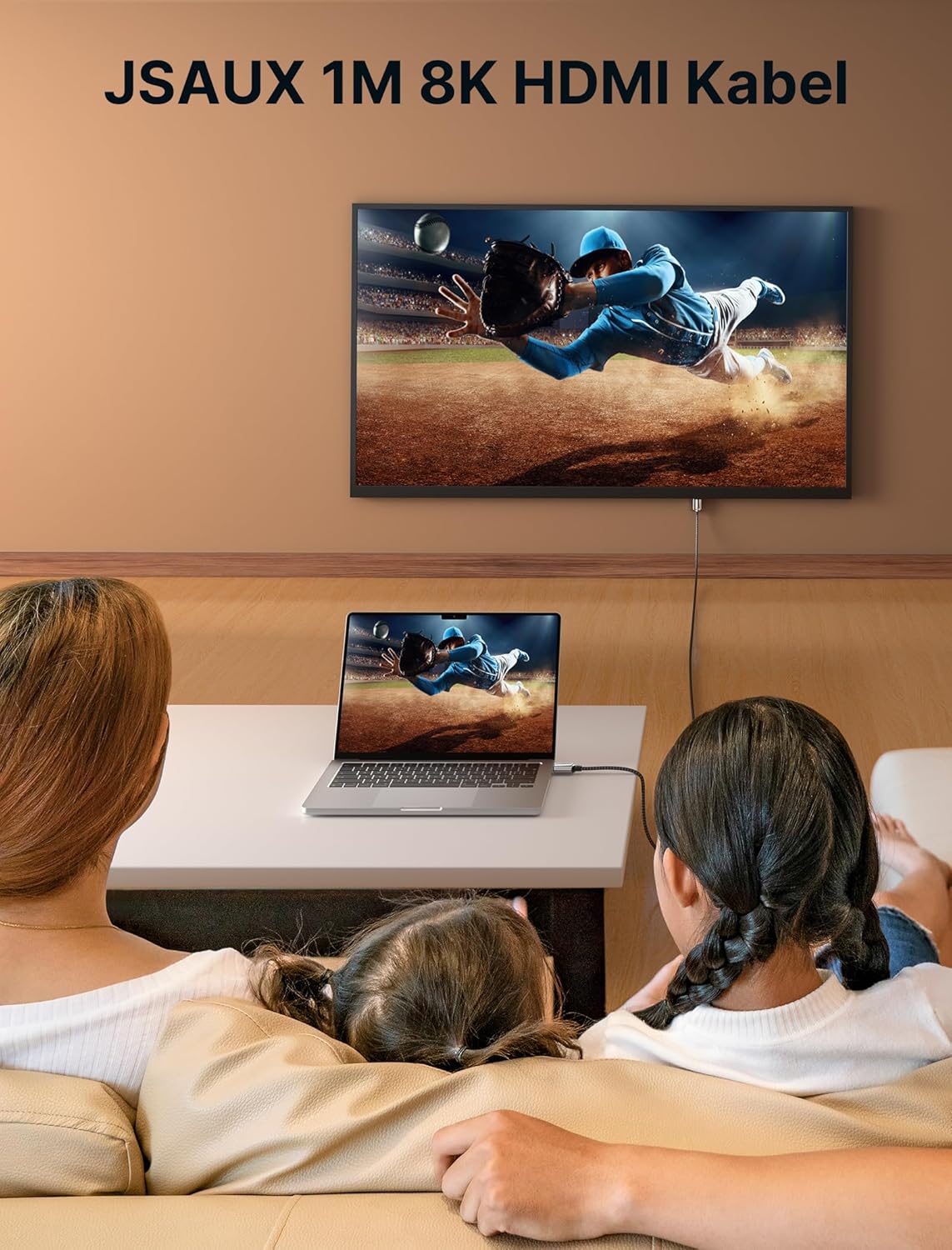 Thumbnail 6 de JSAUX Câble HDMI 2.1 Ultra High Speed 8K 5 m (48Gbps) – eARC, HDR10, compatible PS5/PS4 et TV