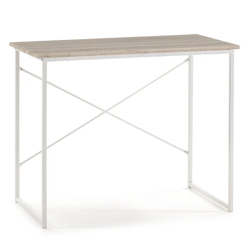 VS Venta-Stock Cáaceres Mesa 90x50x74cm escritorio Roble/Blanco