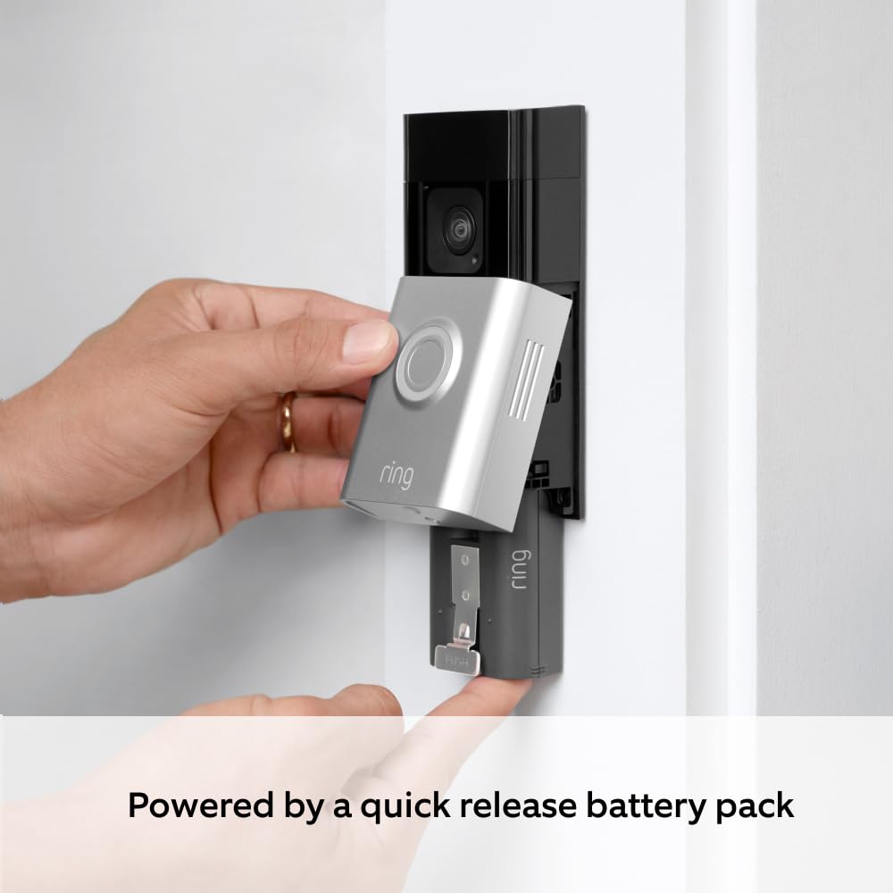 Detalle 2 de Ring Battery Video Doorbell Plus (Newest gen) with Chime Pro – 1536p HD, Head-to-Toe View
