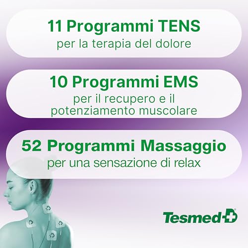 Thumbnail 3 de TESMED TE-880R Plus: Elettrostimolatore TENS, EMS e Massaggio, Ricaricabile