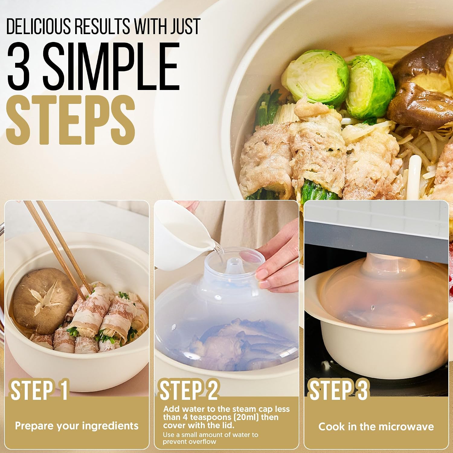 Detalle 2 de FIRGI 48oz Platinum Silicone Steamer Bowl ๐ฒ