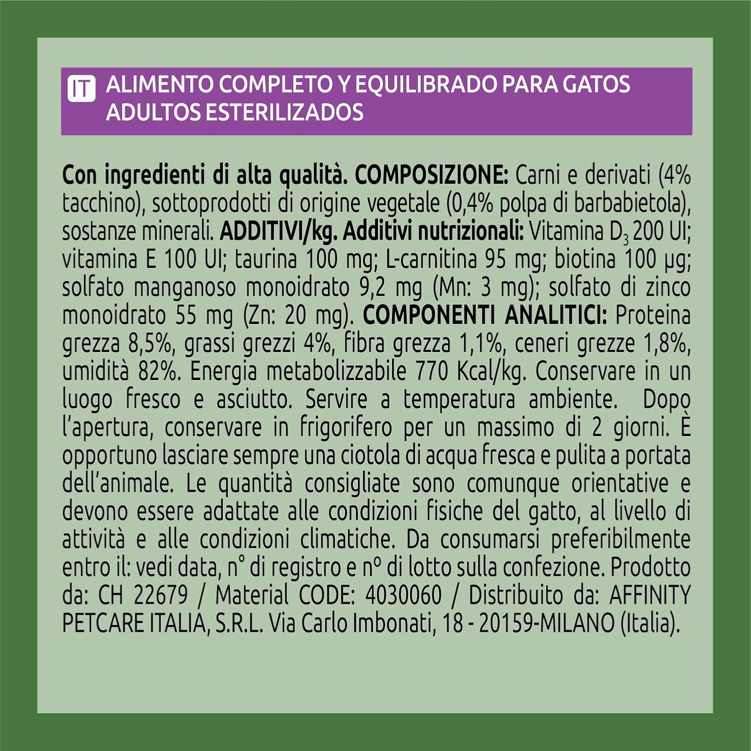 Detalle 1 de Ultima Fit & Delicious cibo umido 24 bustine 🐱
