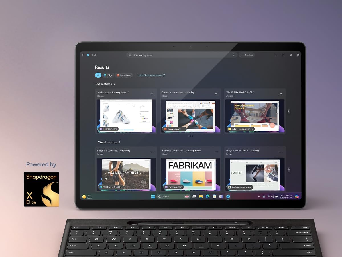 Thumbnail 5 de Microsoft Surface Pro (alimentatore incluso) – Copilot+ PC, 13” OLED Touchscreen, Snapdragon X Elite, 16GB RAM, 256GB SSD, 11ª edizione, Nero – Esclusiva Amazon