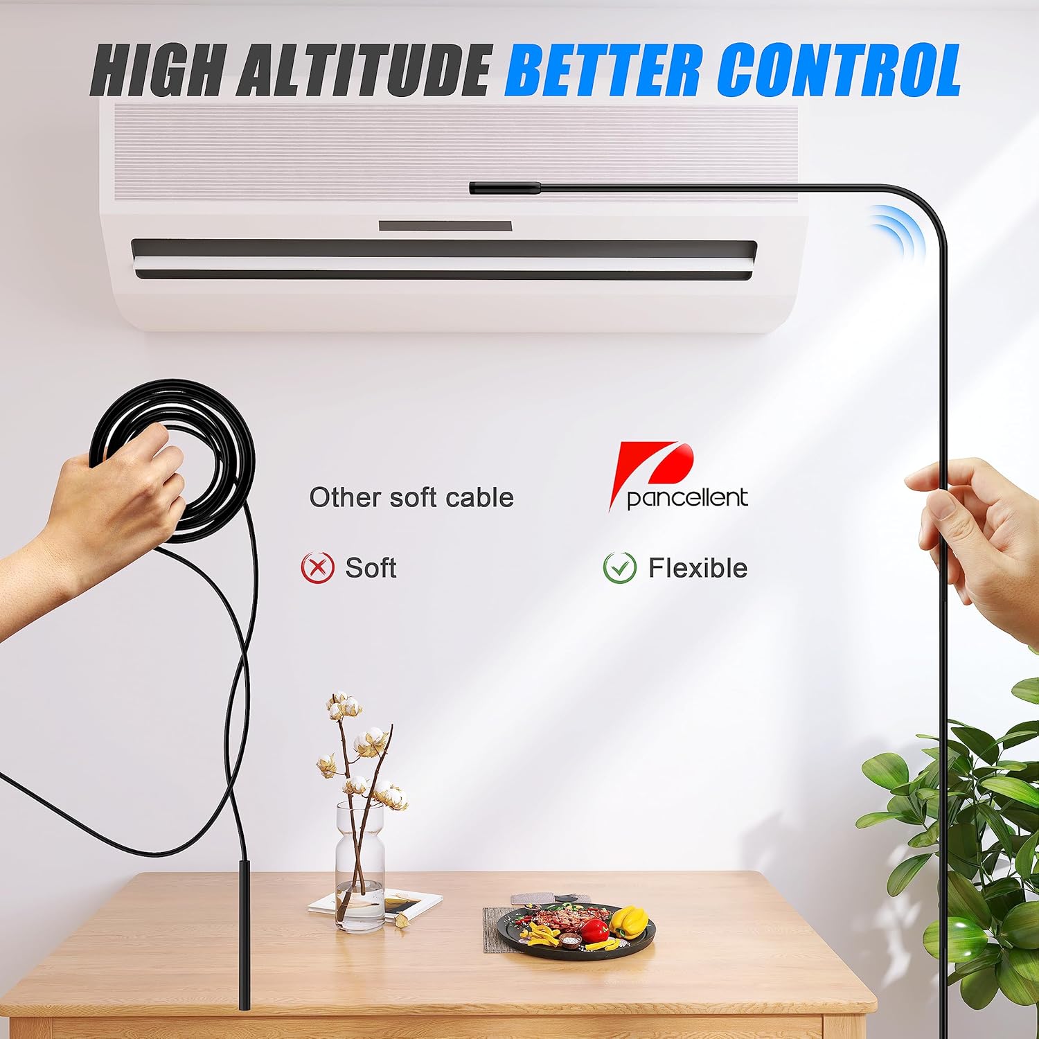 Thumbnail 1 de 1920P Pancellent Type C Endoscope (Snake Inspection Borescope) – 5m / 16.5 ft, 8 LED Lights