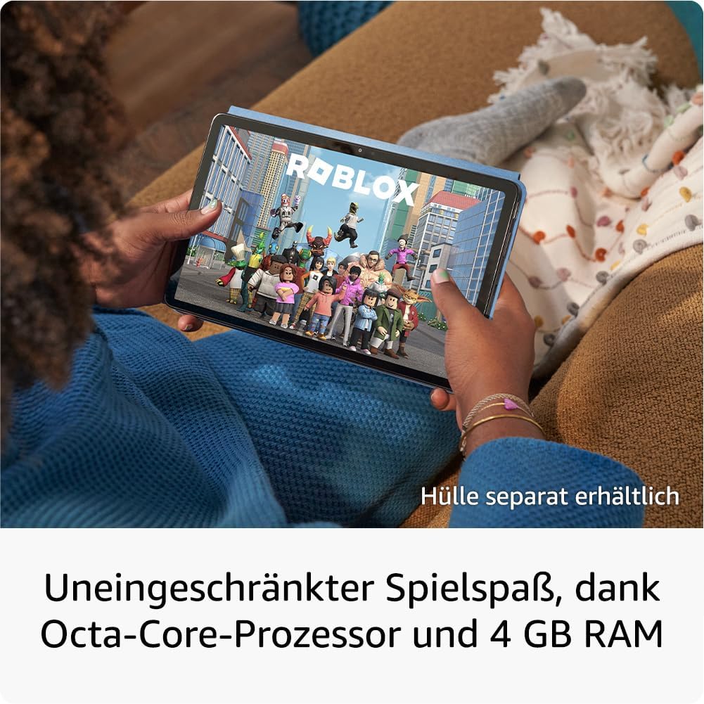 Detalle 2 de Amazon Fire Max 11-Tablet (Neueste Generation) – Großes 11-Zoll-Display, Octa-Core, 128 GB