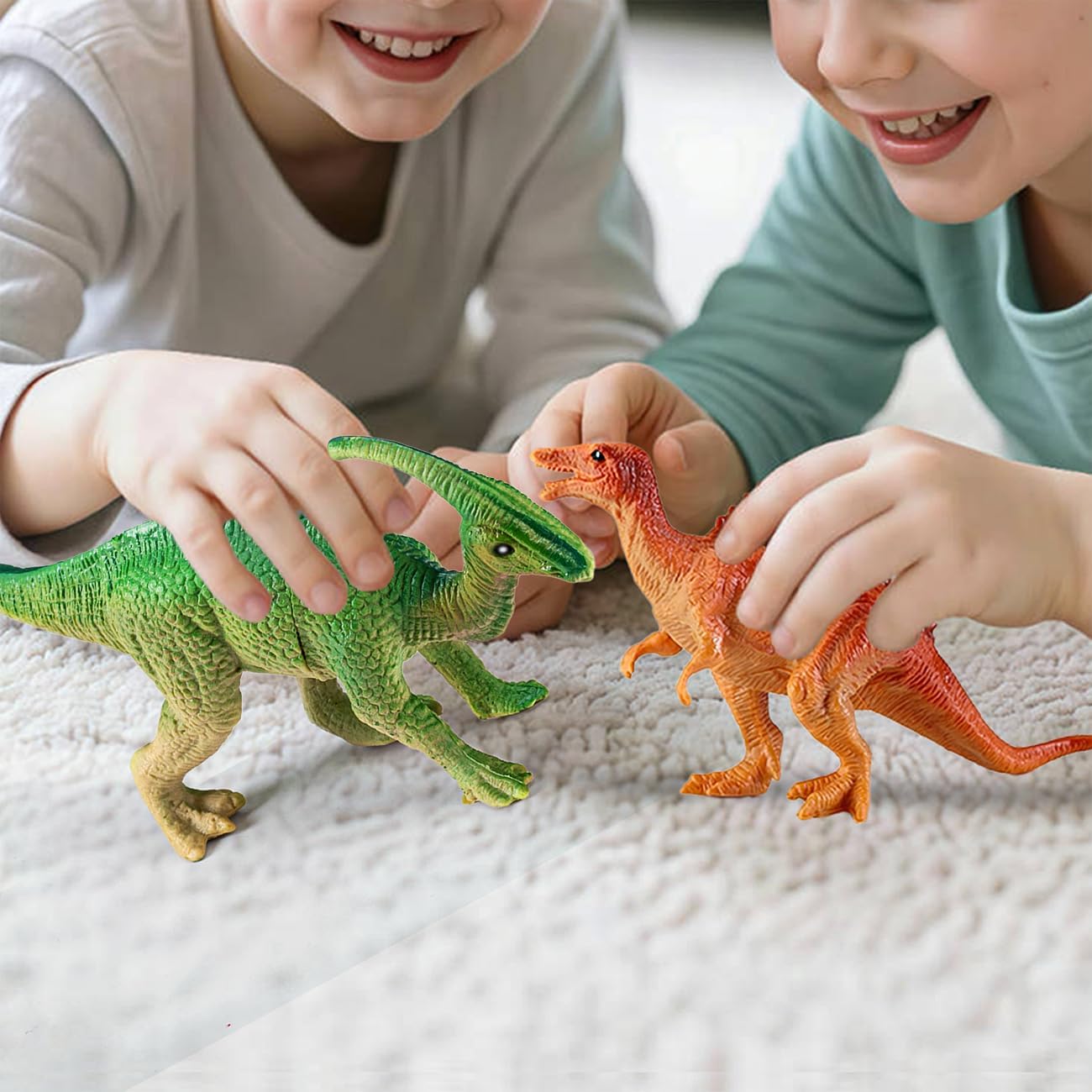 Detalle 2 de HahaGift 25 Pieces Dinosaur Toys 33x27 mat
