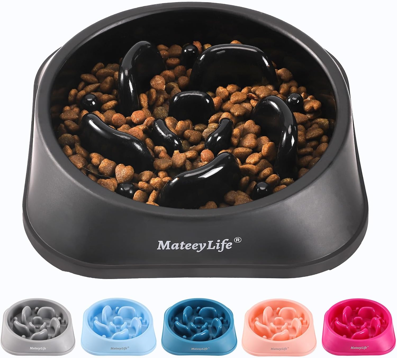 Mateeylife Hundenapf Anti Schling Napf 2 Tassen