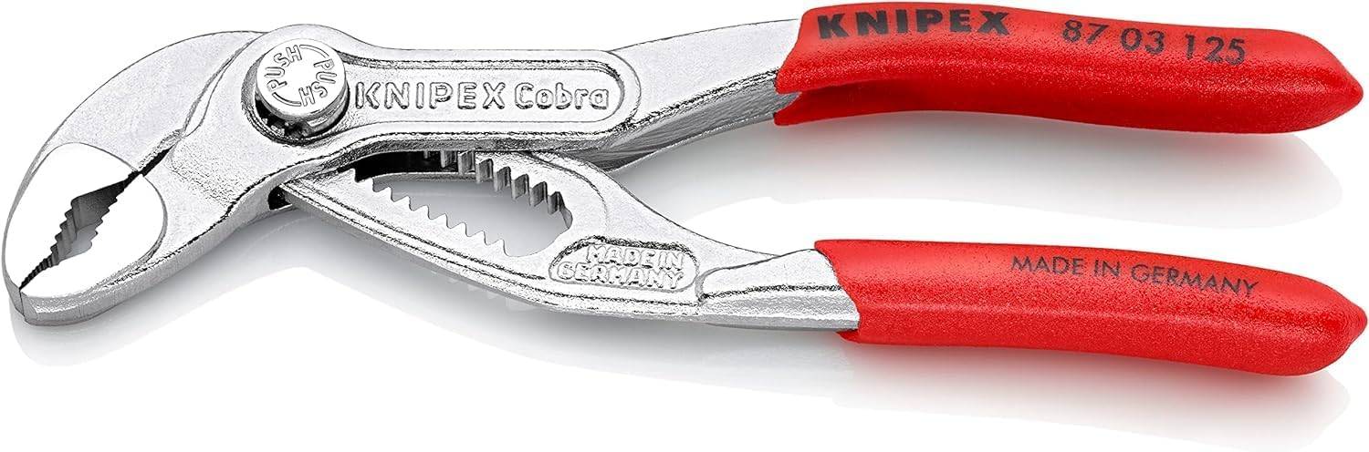 Thumbnail 6 de KNIPEX Cobra Wasserpumpenzange 250 mm (87 02 250) – Feinverstellung per Knopfdruck