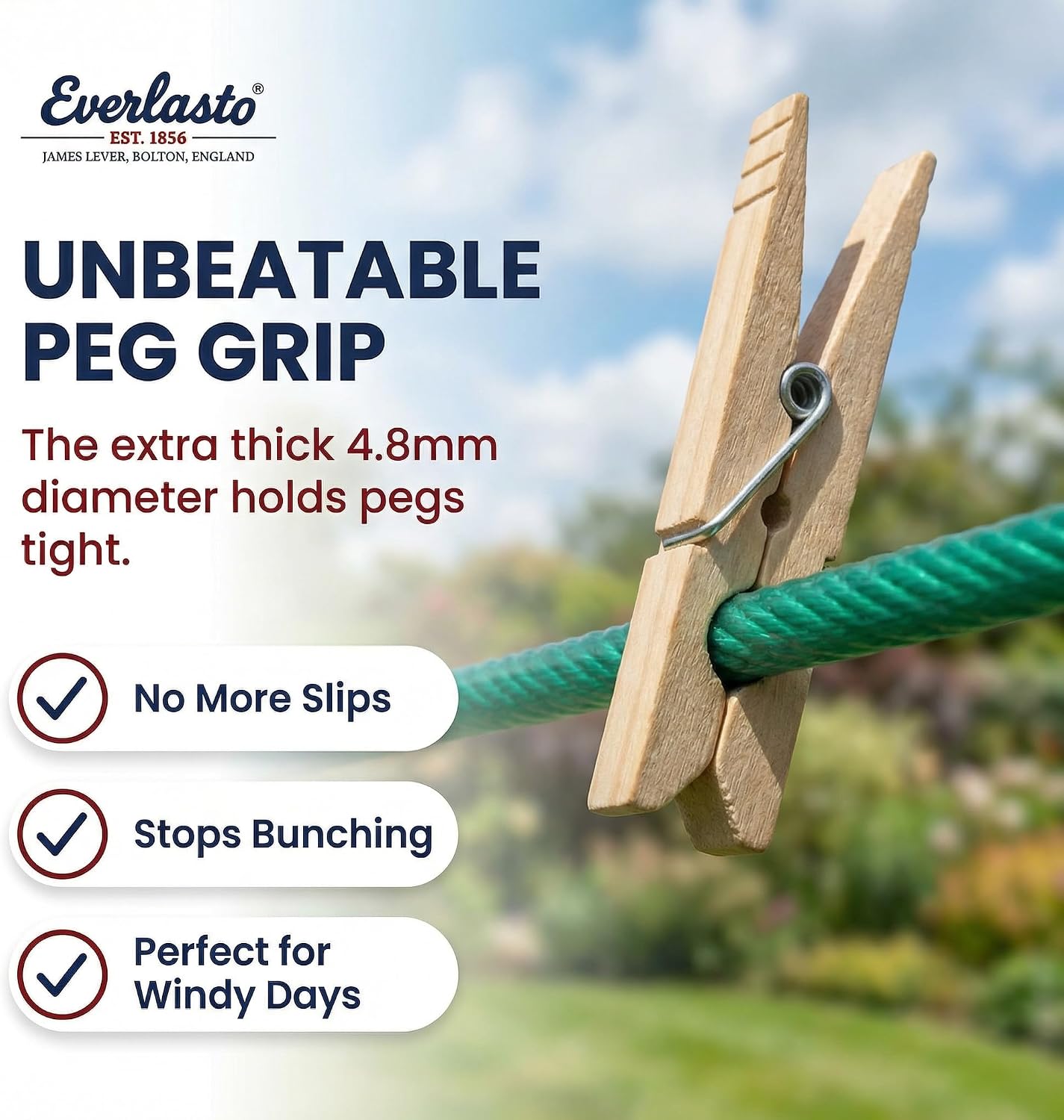 Thumbnail 3 de Everlasto Orient 20m PVC Clothes Line