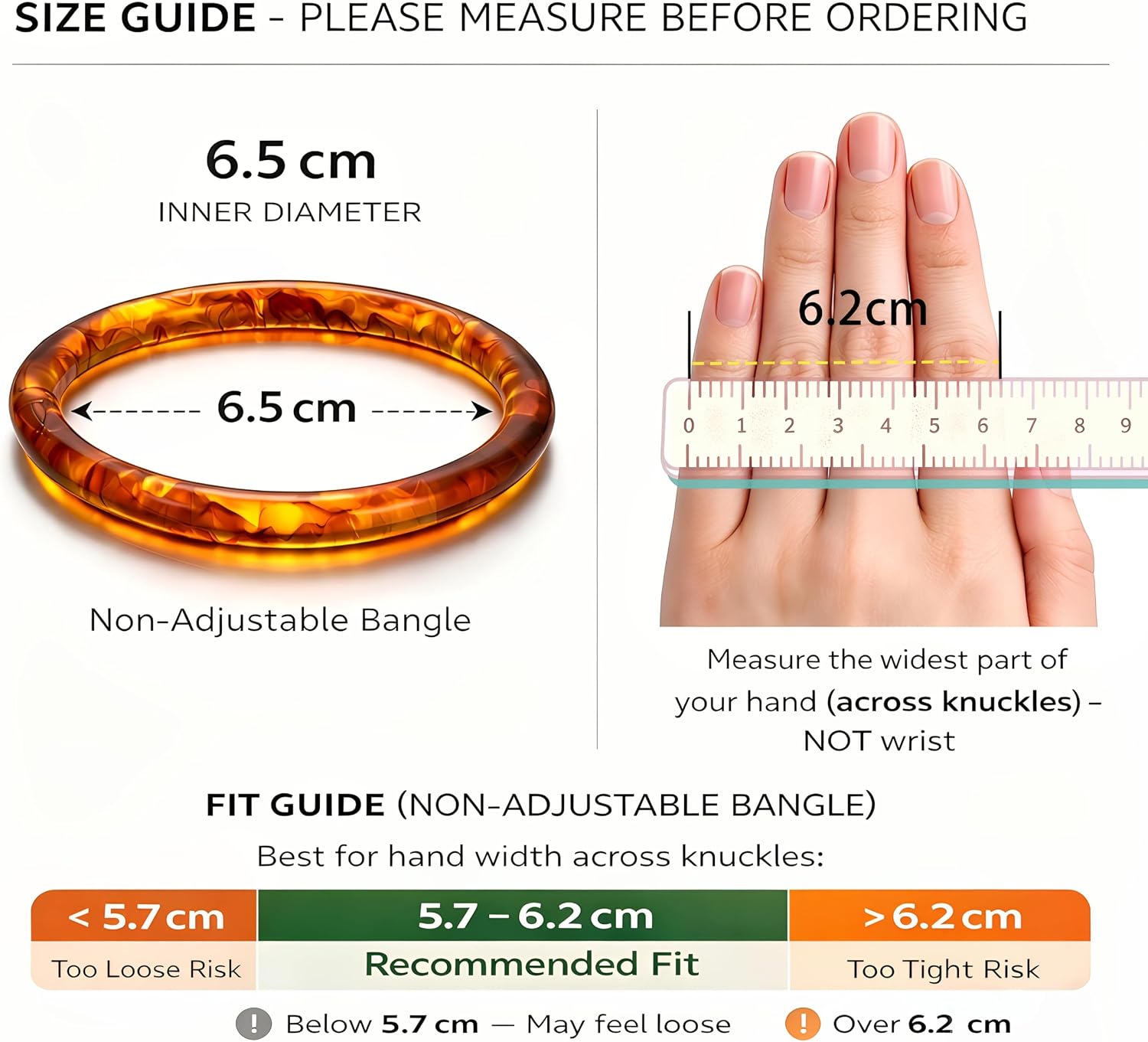 Detalle 2 de ÌF ME Acrylic Bangle Set in Resin