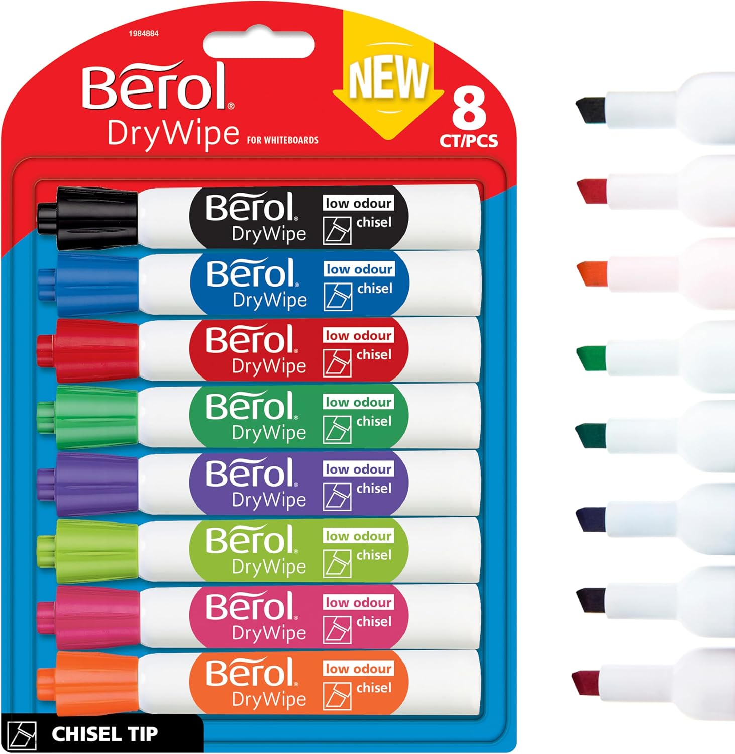 Detalle de Berol Dry Wipe Whiteboard Marker Pens
