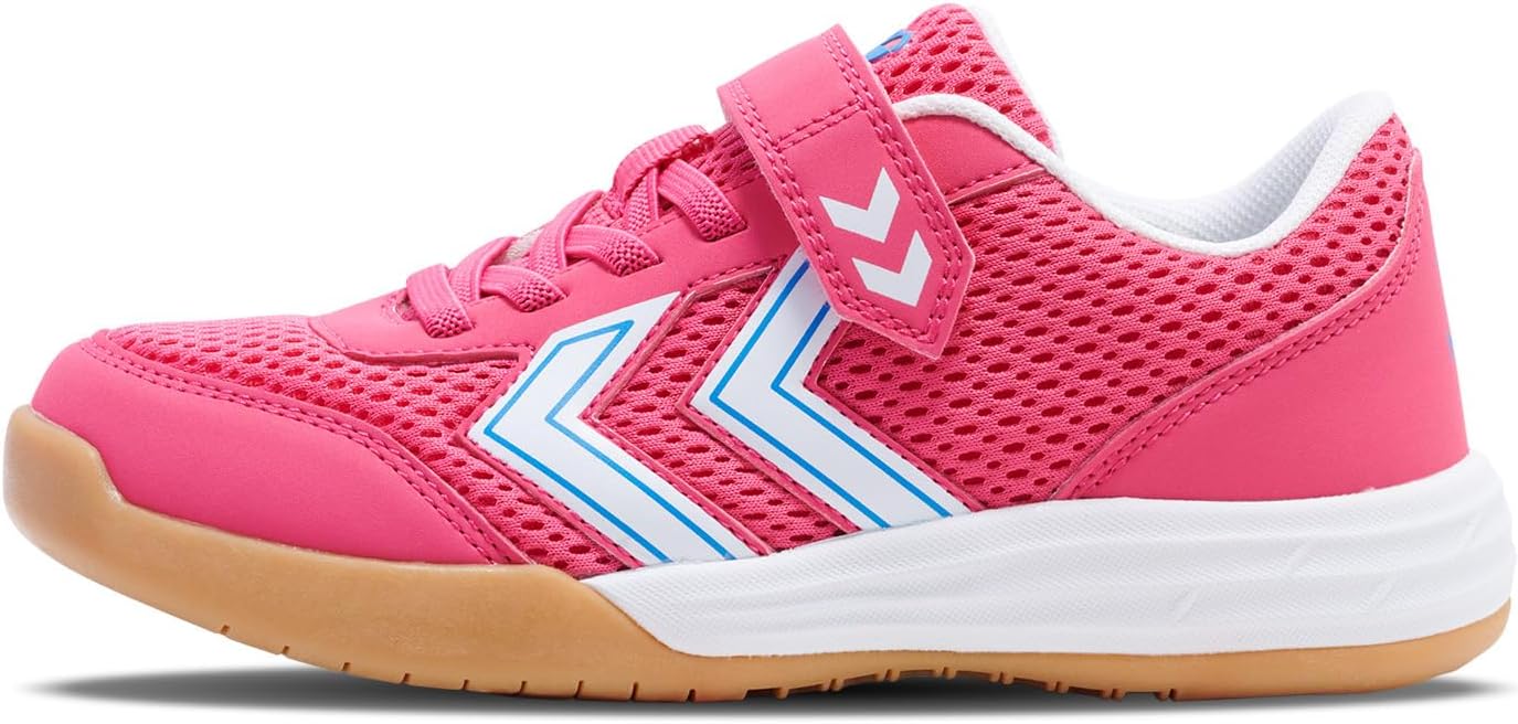 Detalle 2 de hummel Kids Multiplay Flex Velcro Handball Schuh – Pink, Größe 30