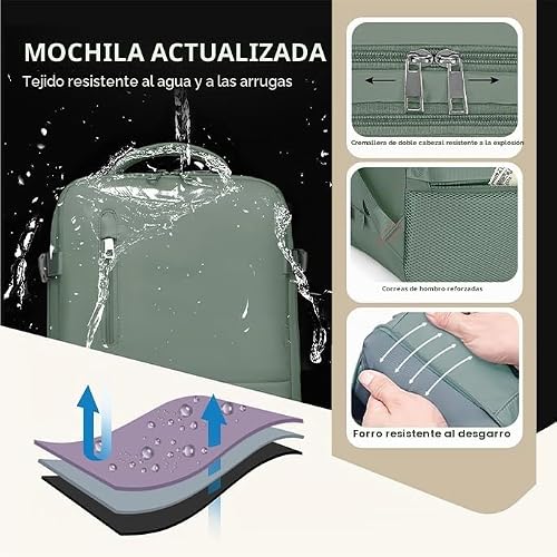Thumbnail 5 de Xkdoai Mochila de Viaje para Cabina 40x30x20 cm — Ideal para Ryanair y viajes cortos