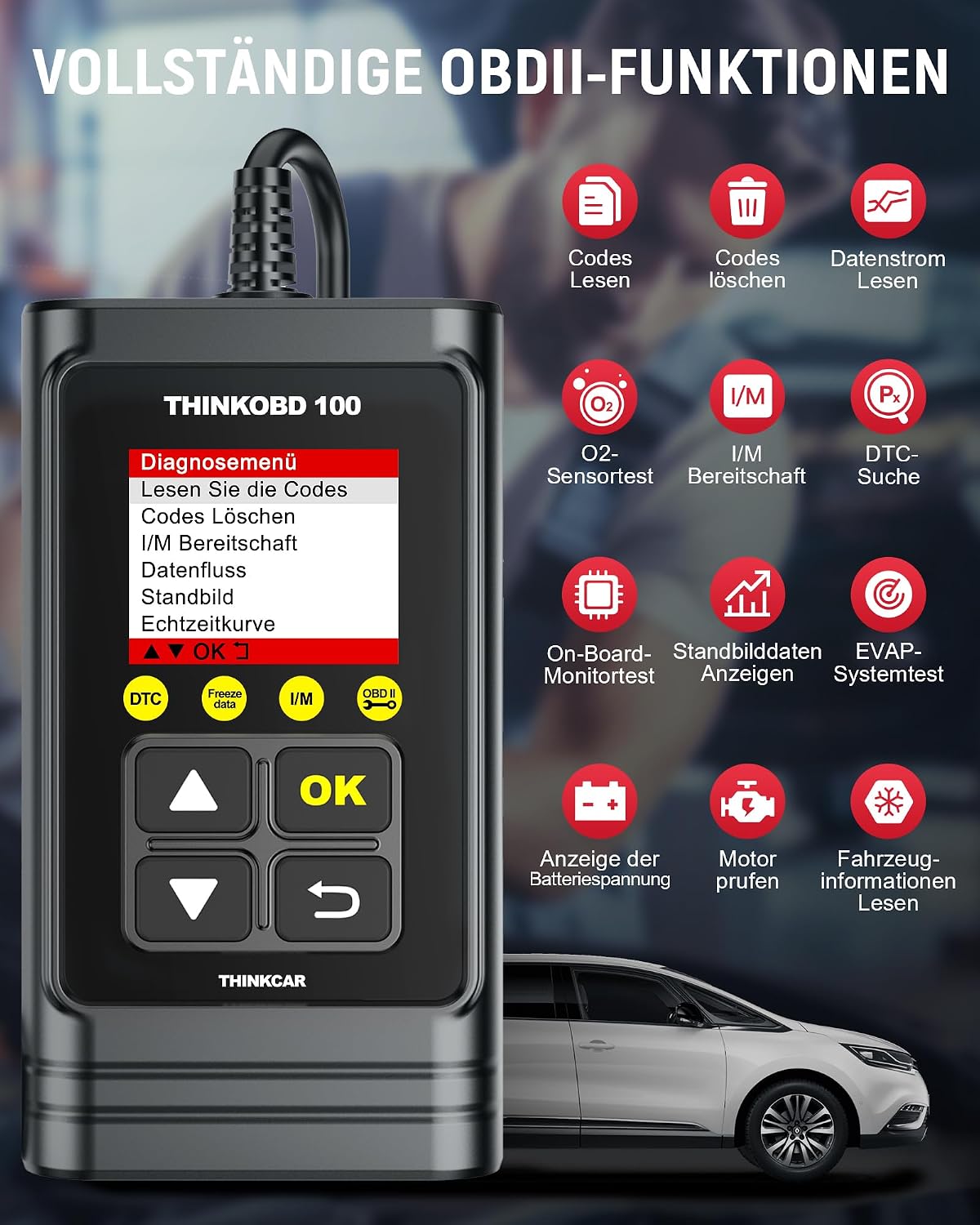 Detalle de thinkcar THINKOBD 100 OBD2 Diagnosegerät