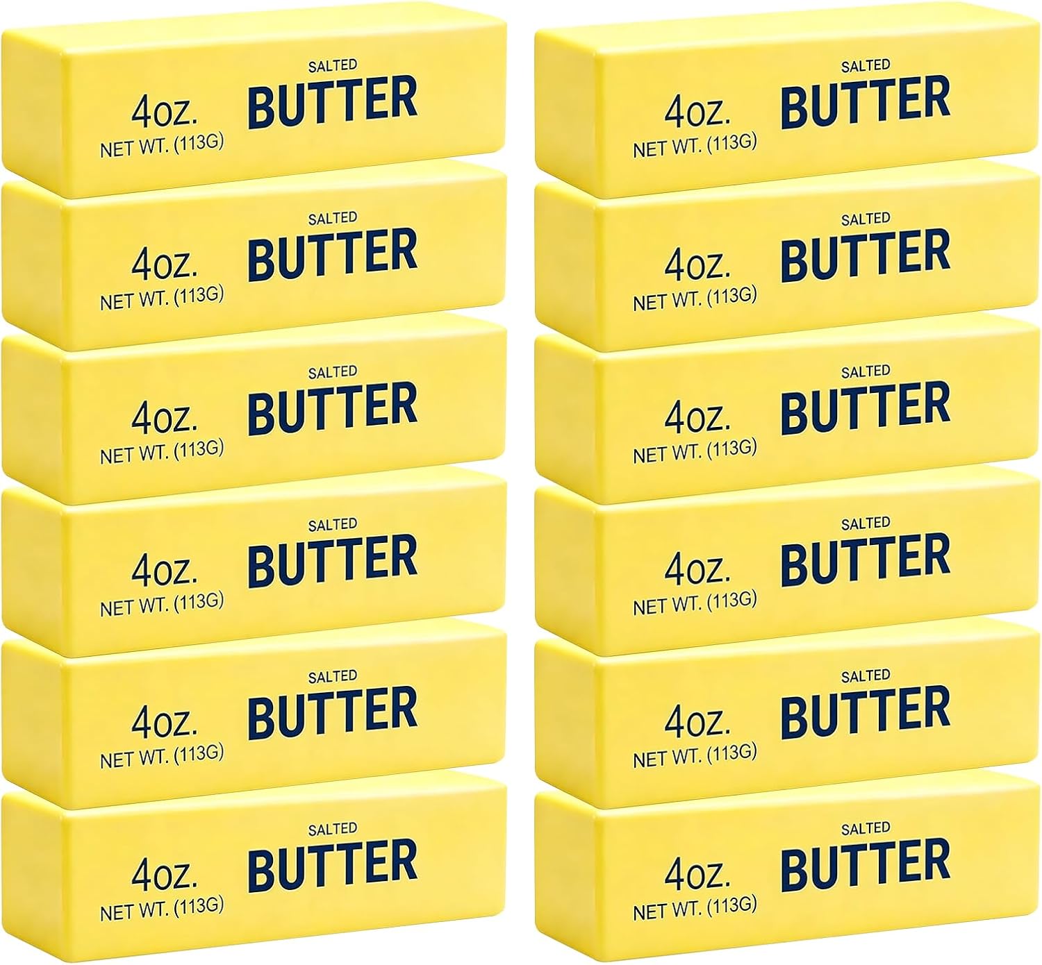 Detalle de 12 Pack Butter Squishy Toy: Ultra-Soft Slow Rising Stress Relief Fidgets