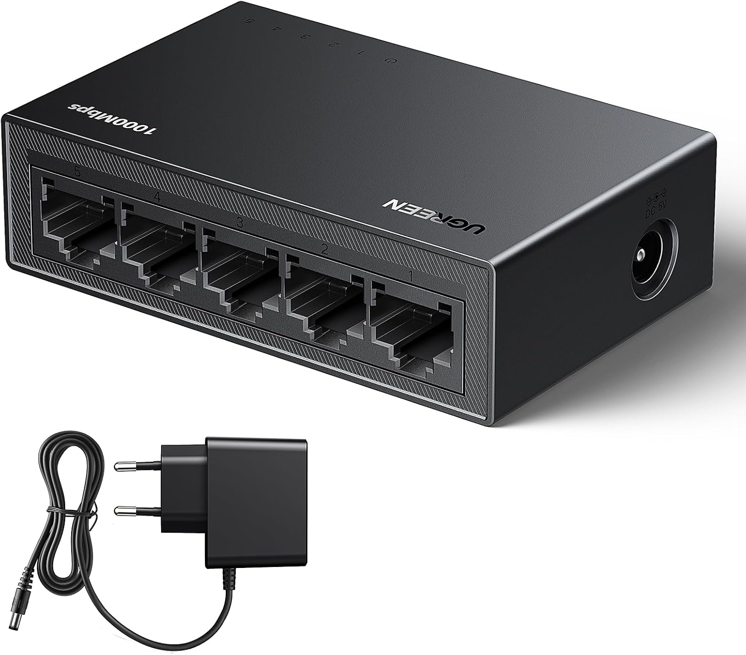 Detalle de UGREEN Switch di Rete Ethernet 5 Porte