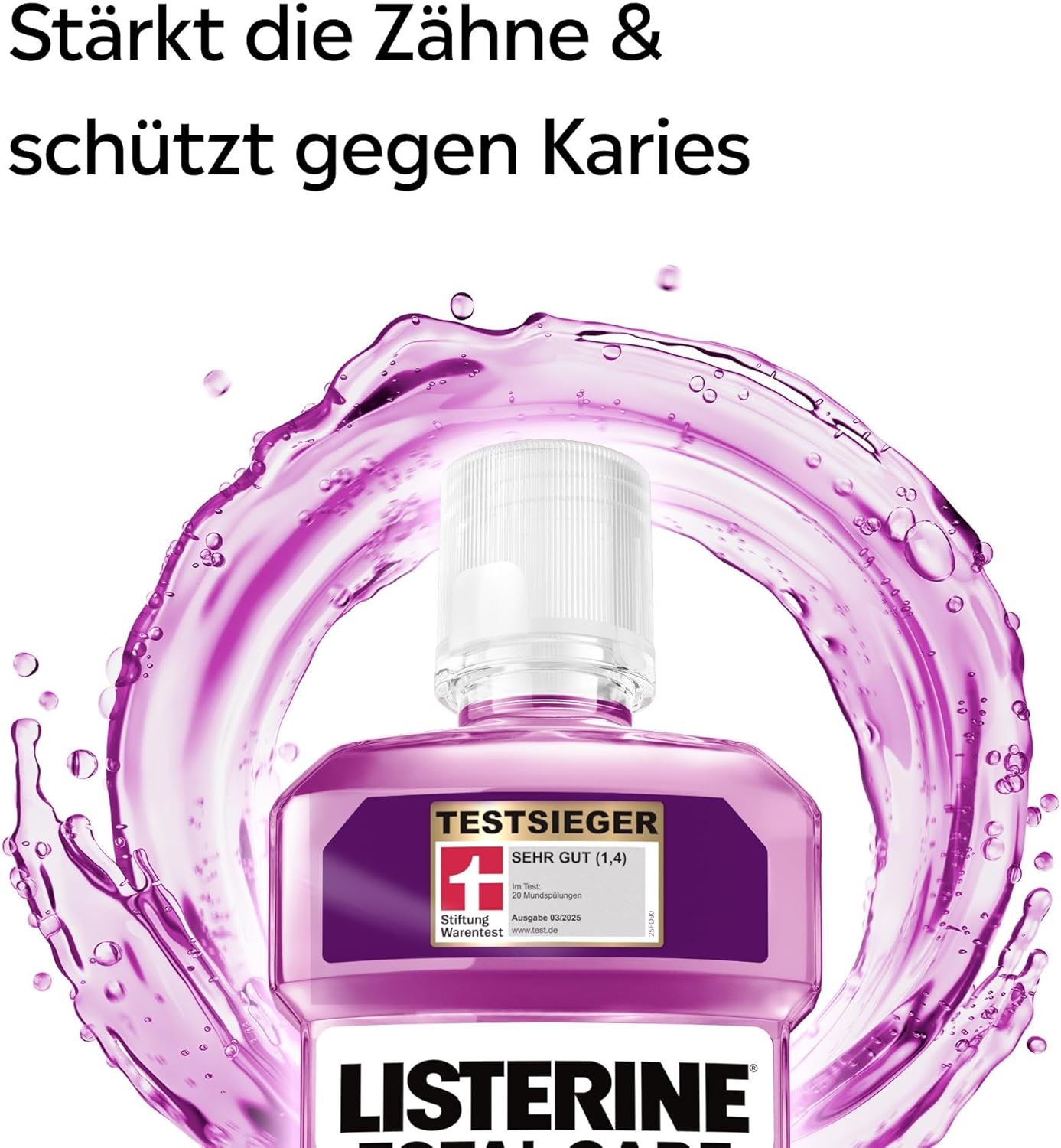 Thumbnail 5 de LISTERINE Total Care Mundspülung 6×500 ml für Kariesschutz 🦷
