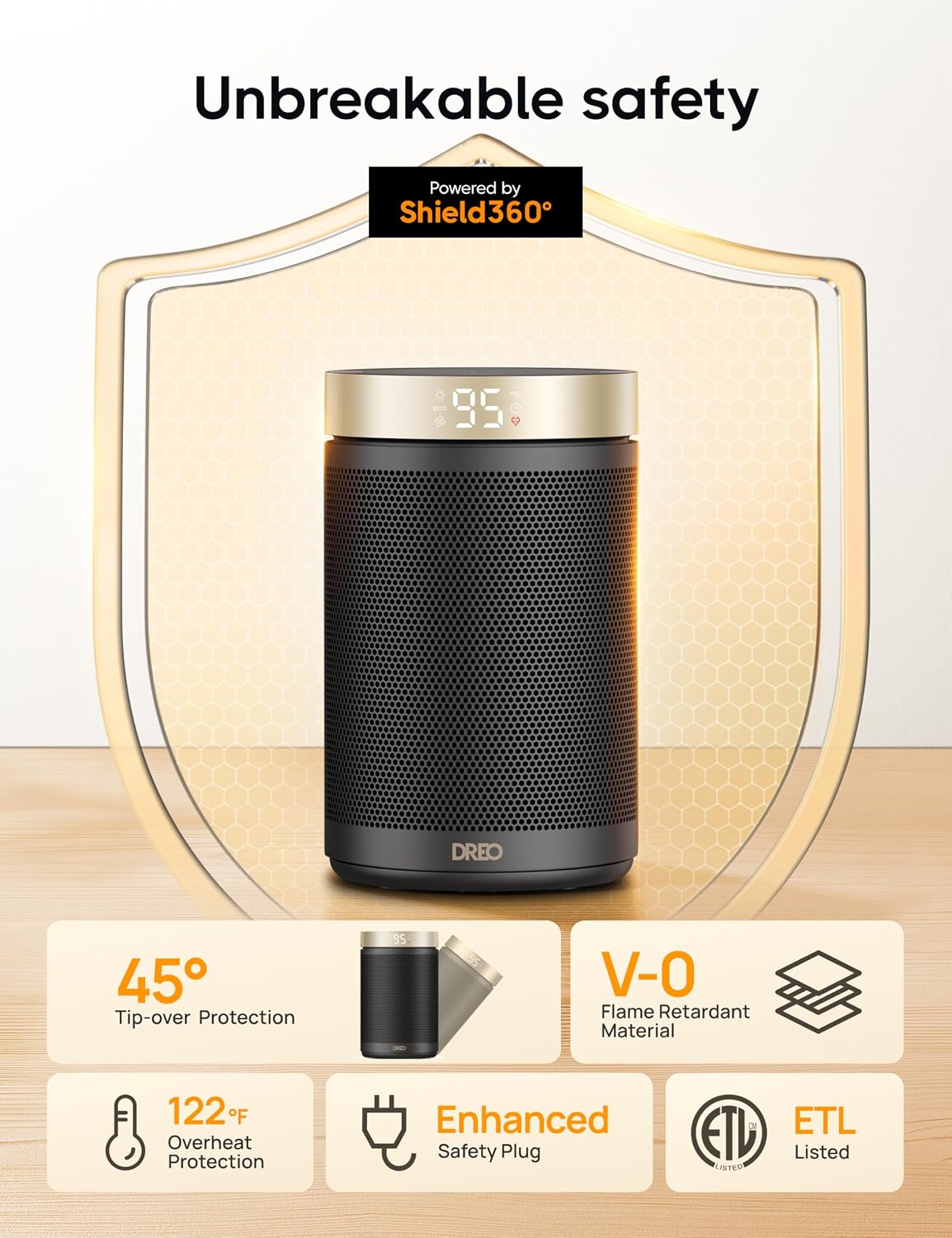 Thumbnail 4 de DREO Space Heater 1500W Portable