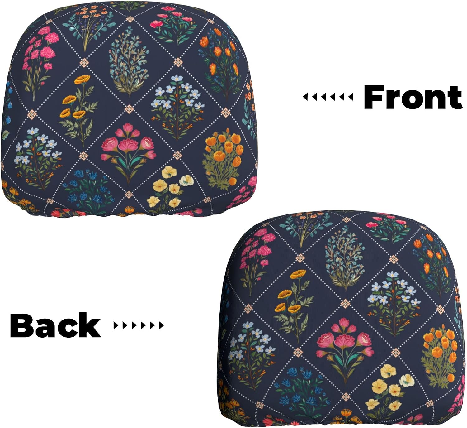 Thumbnail 6 de EXMENI Car Headrest Covers, Polyester