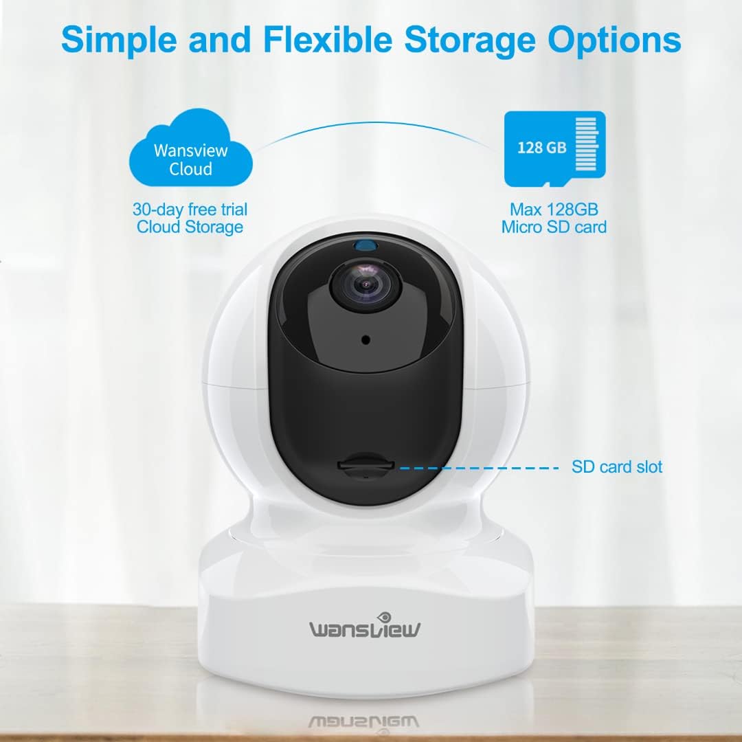 Thumbnail 6 de wansview Q5 2K Indoor Pet Camera with Pan/Tilt