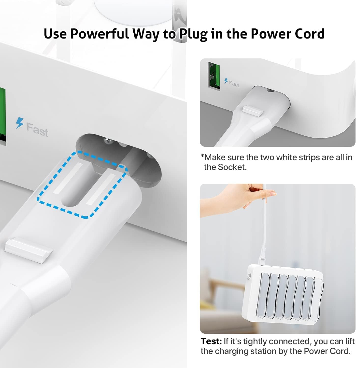 Thumbnail 4 de SOOPII 4-Port Charging Station with 4 Cables for Phones, Tablets & More (compact travel-ready charger)
