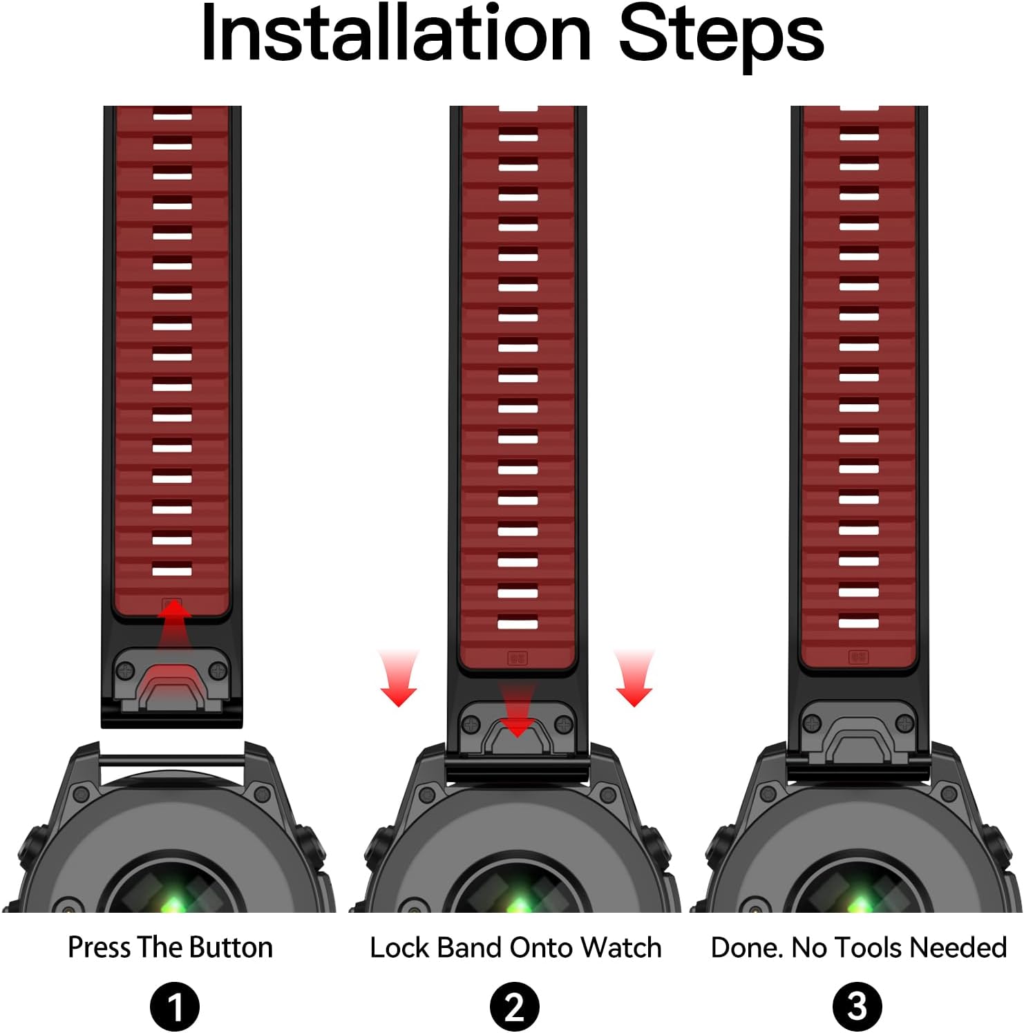 Thumbnail 5 de OVERSTEP Strap for Garmin Fenix 8 51mm