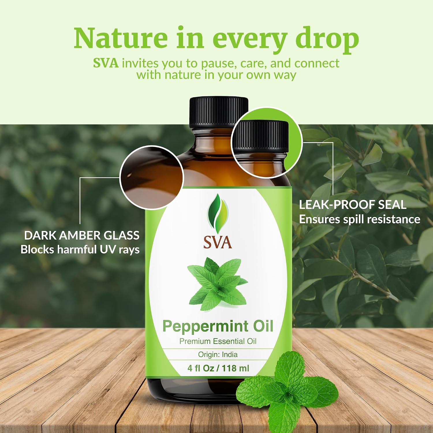 Thumbnail 6 de SVA Peppermint Essential Oil 4 fl oz